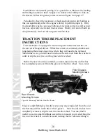 Preview for 28 page of Rail King Camelback 4-6-0 Operating Instructions Manual