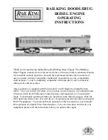 Preview for 1 page of Rail King DOODLEBUG Operating Instructions Manual