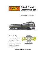 Rail King E-3 AA Diesel Operator'S Manual preview