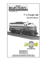 Preview for 1 page of Rail King F-3 Freight Set Operation Manual