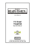 Rail King F3 Diesel Freight Set Operation Manual preview