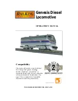 Rail King Genesis Diesel Locomotive Operator'S Manual preview