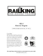 Rail King GG-1 ELECTRIC ENGINE Operator'S Manual preview