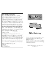 Preview for 1 page of Rail King N5c Caboose Instructions