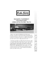 Rail King NORTHERN STEAM ENGINE Operating Instructions Manual preview