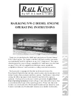 Rail King NW-2 Operating Instrutions preview