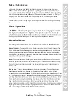 Preview for 3 page of Rail King PA AA DIESEL ENGINE Operating Instructions Manual