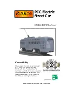 Preview for 1 page of Rail King PCC ElectricStreet Car Operator'S Manual