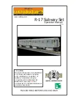 Rail King R-17 Subway Set Operation Manual preview