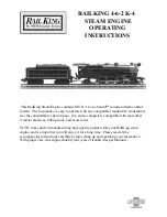 Preview for 1 page of Rail King RAILKING 4-6-2 K-4 STEAM ENGINE Operating Instructions Manual