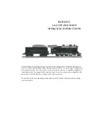 Preview for 1 page of Rail King Ready-To-Run 2-8-0 Operating Instructions Manual