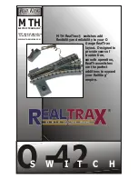 Rail King RealTrax 0-42 User Manual preview