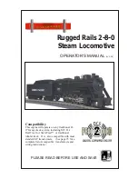 Preview for 1 page of Rail King Rugged Rails 2-8-0 Steam Locomotive Operator'S Manual