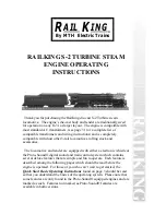 Rail King S-2 TURBINE STEAM Operating Instructions Manual preview