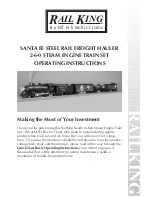 Предварительный просмотр 1 страницы Rail King SANTA FE STEEL RAIL FREIGHT HAULER 2-6-0 Operating Instructions Manual