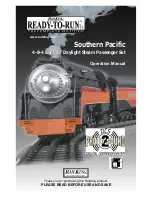 Rail King Southern Pacific 4-8-4 Bantam Daylight Steam Passenger Operation Manual предпросмотр