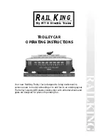 Preview for 1 page of Rail King Trolley Car Operating Instructions Manual