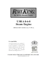 Rail King USRA 0-6-0 Steam Engine Operator'S Manual предпросмотр