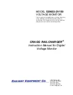 Preview for 1 page of Railway Equipment 520603-2V150 Instruction Manual