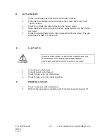 Предварительный просмотр 42 страницы Railway Equipment 955 Operating Manual