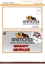 Preview for 43 page of RAIMONDI BULLDOG ADV Use And Maintenance Manual