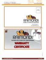 Предварительный просмотр 43 страницы RAIMONDI SA 25 Use And Maintenance Manual