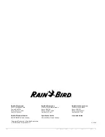 Предварительный просмотр 26 страницы Rain Bird 500 series Operation & Maintenance Manual