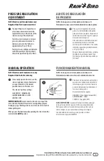 Предварительный просмотр 9 страницы Rain Bird 952 Series Operation & Maintenance Manual