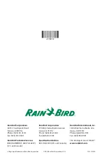 Предварительный просмотр 24 страницы Rain Bird 952 Series Operation & Maintenance Manual