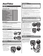 Предварительный просмотр 5 страницы Rain Bird ARC8-230V User Manual