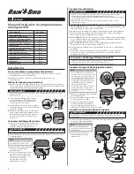 Предварительный просмотр 8 страницы Rain Bird ARC8-230V User Manual