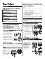 Предварительный просмотр 20 страницы Rain Bird ARC8-230V User Manual