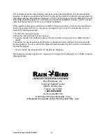 Предварительный просмотр 15 страницы Rain Bird ESP-4 Installation, Programming, & User Manual