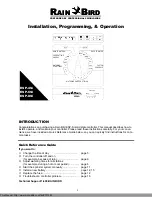 Предварительный просмотр 2 страницы Rain Bird ESP-4Si Installation & Operation Manual