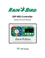 Предварительный просмотр 1 страницы Rain Bird ESP-7ME3 Advanced User'S Manual