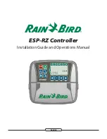 Предварительный просмотр 1 страницы Rain Bird ESP-RZ Installation Manual & Operation Manual