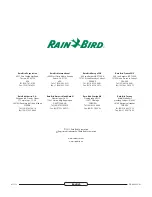 Предварительный просмотр 15 страницы Rain Bird ESP-RZ Installation Manual & Operation Manual