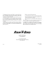 Preview for 88 page of Rain Bird ESP-SMT Installation & Operation Manual