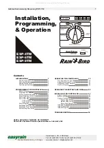 Предварительный просмотр 1 страницы Rain Bird ESP-TM Series Installation, Programming, & Operation