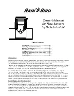 Preview for 1 page of Rain Bird FS200B Owner'S Manual