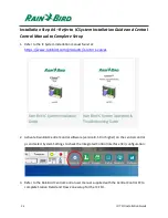 Предварительный просмотр 14 страницы Rain Bird IC-TFU Installation Manual