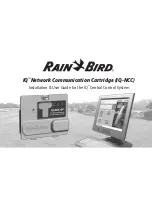 Preview for 1 page of Rain Bird IQ Installation & User Manual