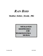 Rain Bird Pro Installation, Maintenance And Troubleshooting Manual preview