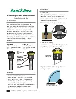 Предварительный просмотр 1 страницы Rain Bird R-VAN1318 Installation Manual