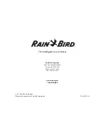 Preview for 25 page of Rain Bird STP4PL Installation, Programming & Operation Manual