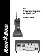 Rain Bird The Freedom System for Maxicom Instruction Manual предпросмотр