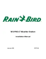 Rain Bird WS-PRO LT Installation Manual preview