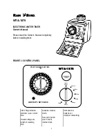 Rain Bird WTA-1875 Owner'S Manual preview