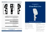 Rain Harvesting Clean Rain Ultra Installation And Specification Manual предпросмотр