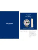 Rain Harvesting Tank Gauge Installation And Specification Manual preview